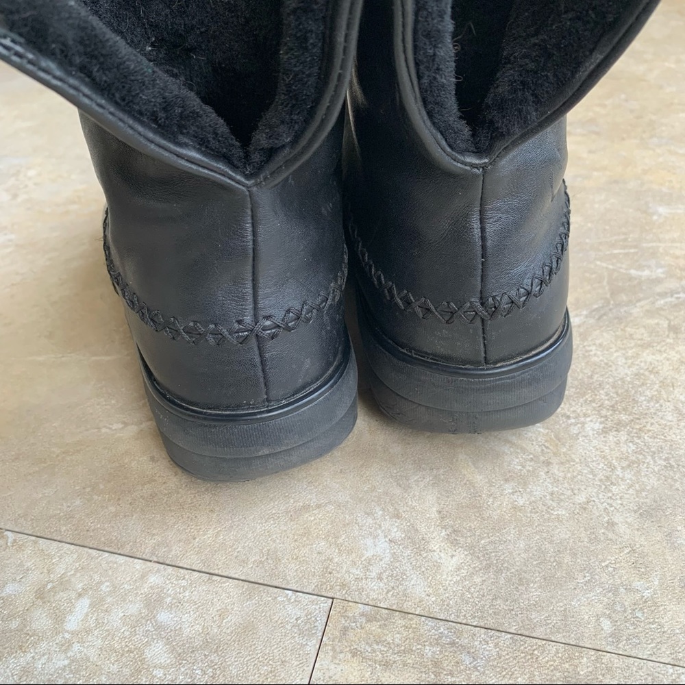 Fitflop Mukluk Shorty boot waterproof black leather - Picture 9 of 9